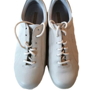 Easy Spirit Walking Shoes Sneakers Grey Beige Size 7W